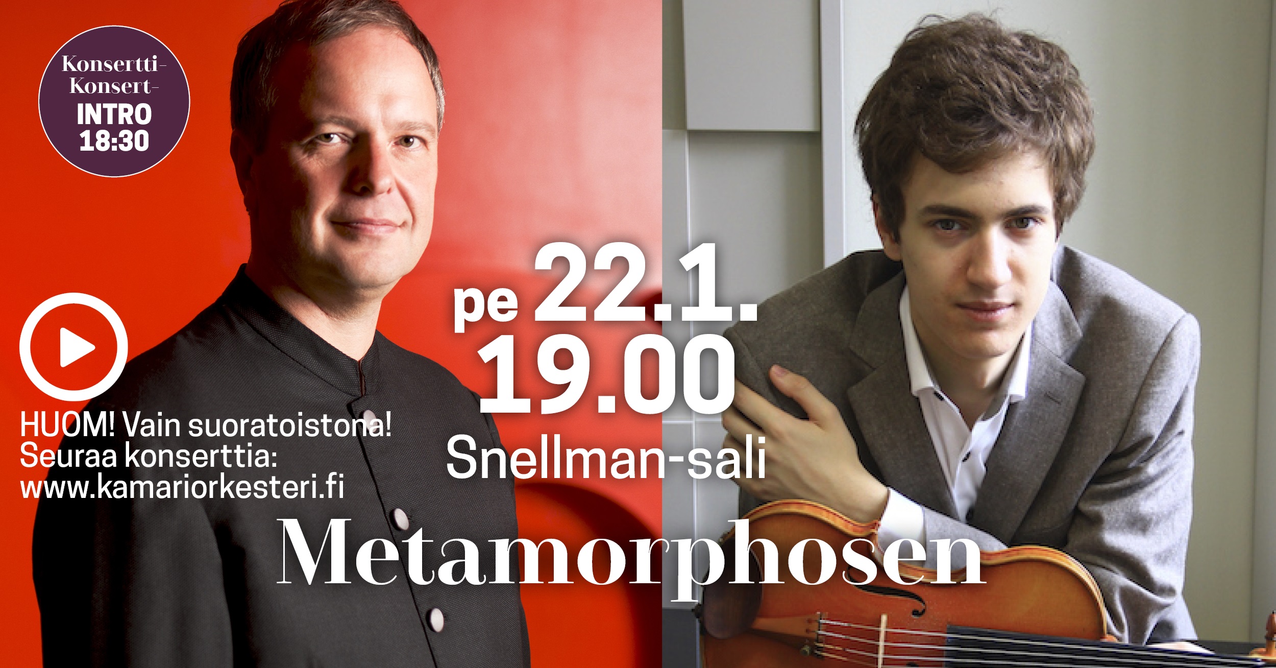 Katso illan Metamorphosen-suoratoistokonsertti täältä